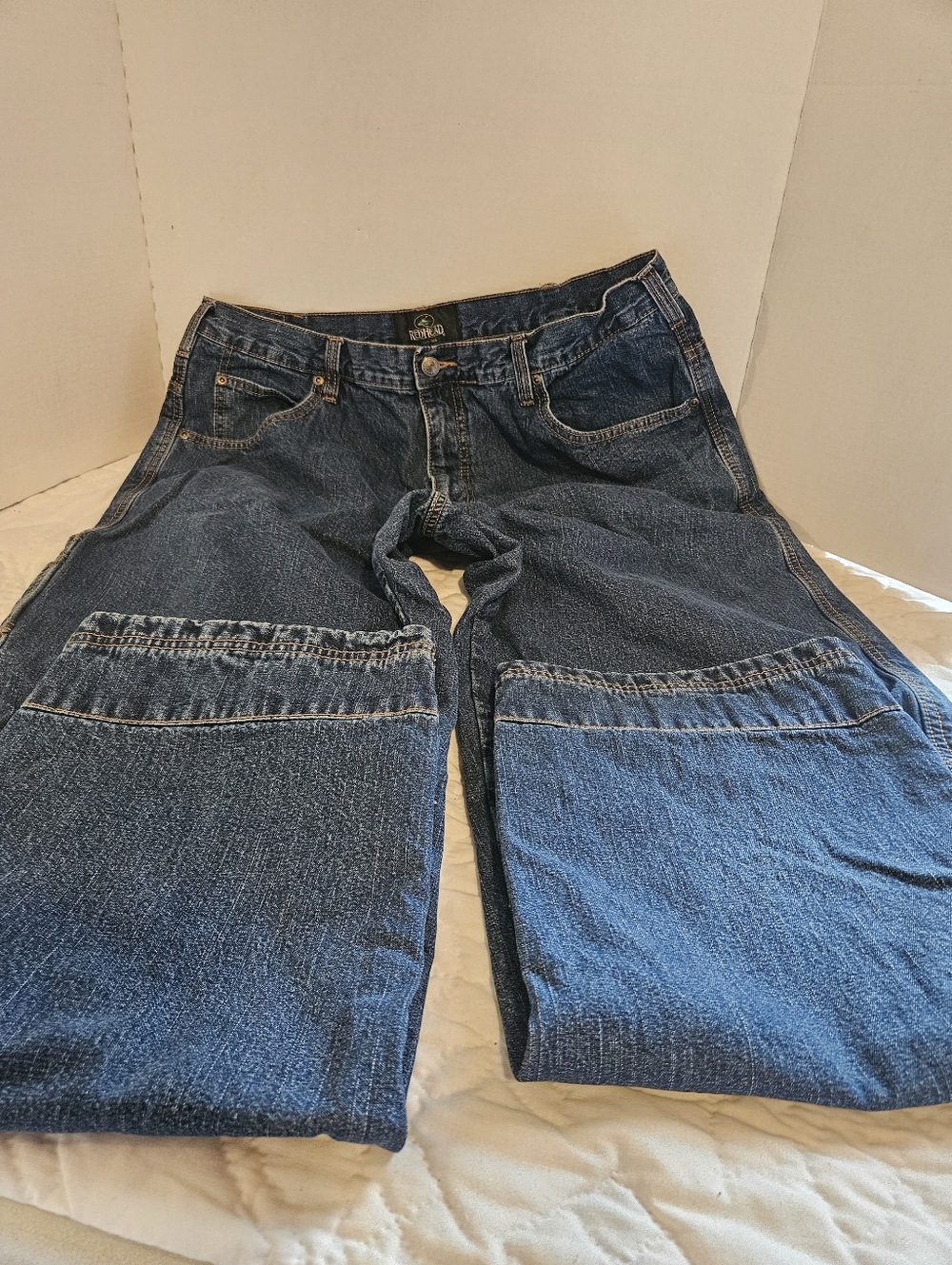 RED HEAD LINED JEANS SIZE 38X32